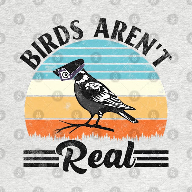 Vintage Birds Aren’t Real Movement - If It Flies It Spies by RiseInspired